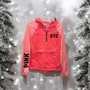 Victoria's Secret PINK New York City NYC Pink Pullover Jacket, S, NWOT